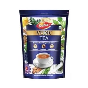 Dabur Vedic Tea - 950 gm (Black Tea), Chai Handpicked From Assam, Nilgiri & Darjeeling, Soulful Aroma & Rich Taste, Premium Tea Loose Leaves