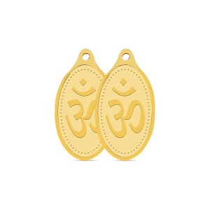 WHP Jewellers 4 gram Yellow Gold OM Pendant with 1750 Off on ICICI Credit Cards & 500 Amazon pay cashback