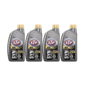 STP SYN 5W30 Full Synthetic Motor Oil 946 ml (Pack of 4, Compatible with Car)