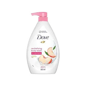 Dove Revitalizing Bodywash scented with peach and infused with Vtamin C to hydrate your skin, 100% gentle cleansers, paraben free/sulphate free cleansers, 100% plant- based moisturisers, 800ml [Apply Coupon]