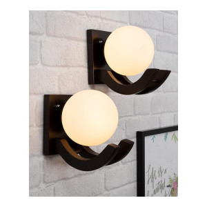 Twilight Wall Light, Wall Lamp Wood Light for Home Decoration | Chandelier Home, Living Room, Indoor Outdoor Jhumar -,Corded Electric