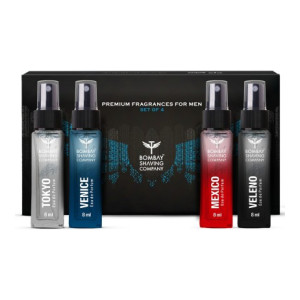 BOMBAY SHAVING COMPANY Premium Perfume Gift Set 4 x 8 ml| Long Lasting Fragrance Eau de Parfum - 32 ml  (For Men)