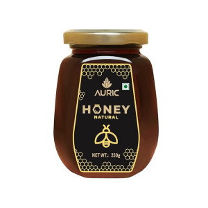 Auric Pure 250g Honey Crafted from Multi-Flower Sources, 100% Purity with No Added Sugar