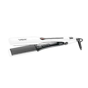 VGR V-556 38 MM Wide plate Professional Hair Straightener with Ceramic coated plate & Uniform heat technology Straightens All Hair Type 100°C to 230°C Adjustable Temp with LED Display 360° swivel cord