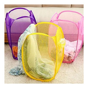 Perpetual Laundry Basket | Laundry Bag | Laundry Bags for Clothes | Laundry Basket for Clothes | Clothes Basket 30 Liter(Nylon, Multicolour) [Apply ₹122 Off Coupon]