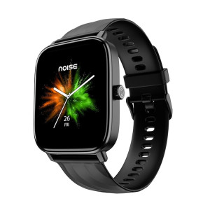 Noise Newly Launched Quad Call 1.81" Display, Bluetooth Calling Smart Watch, AI Voice Assistance, 160+Hrs Battery Life, Metallic Build, in-Built Games, 100 Sports Modes, 100+ Watch Faces (Jet Black) with 200 Off on ICICI Credit cards
