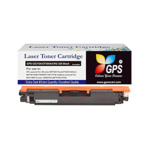 GPS Colour Your Dreams 126A / CE310A Compatible Laser Printer Cartridge for HP Color Laserjet CP1025, CP1025NW, M175A, M175NW, M275MFP (Black)