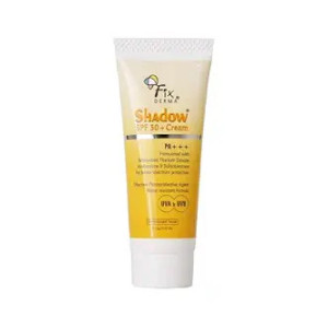 Fixderma Shadow Sunscreen SPF 50+ Cream PA+++ | Sunscreen for Dry Skin | Sunscreen for UVA & UVB Protection | Non Greasy & Water Resistant - 15 gm  [Users specific]