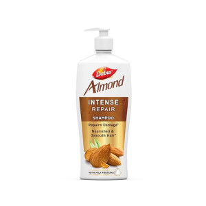 Dabur Almond Shampoo - 650 ml | For Nourished & Smooth Hair | Intense Nourishment | Helps in Hair Strenghtening | With Almond-Vita Complex & Milk Extracts