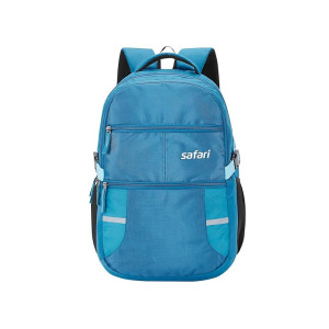 Safari Omega spacious/large laptop backpack with Raincover, college bag, travel bag for men and women, Teal,