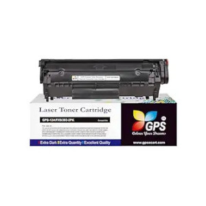 GPS Colour Your Dreams 12A / Q2612A Toner Cartridge, Compatible with HP Laserjet 1020 Plus, M1005, 1018, 1010, 1012, 1015, 1020Plus, 1022, 3015, 3020, 3030, 3050, 3052, 3055 Printers - Pack of 1