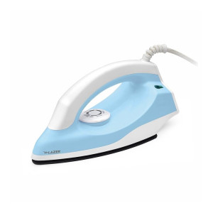 Lazer Glide 1000W ISI Certified Dry Iron With Over Heating (Sky Blue)