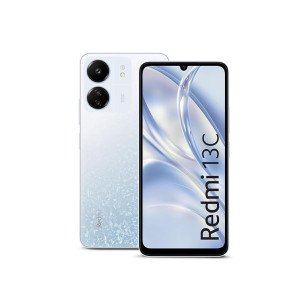 Redmi 13C (Starfrost White, 4GB RAM, 128GB Storage) | Powered by 4G MediaTek Helio G85 | 90Hz Display | 50MP AI Triple Camera