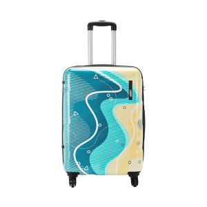 Safari Coastline 55 Cms Small Cabin Trolley Bag Hard Case Polycarbonate 4 Wheels 360 Degree Wheeling System Luggage, Trolley Bags for Travel, Suitcase for Travel, Multicolour