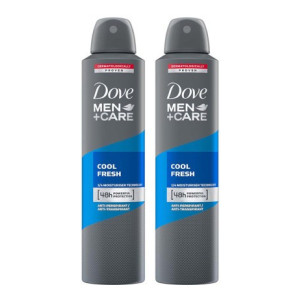 DOVE Men+Care Cool Fresh Dry Spray Antiperspirant Deodorant (Pack of 2) Deodorant Spray - For Men  (500 ml, Pack of 2)