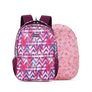 Lavie Sport Texcoco GT 34 Ltrs Latest Backpack | College Bags For Girls & Boys | Raincover (Magenta)