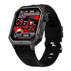 Fire-Boltt Strike Smart Watch 1.95” AMOLED Display, 800 NITS Brightness, 123 Sports Modes, Bluetooth Calling, Always On Mechanism with 150 cashback