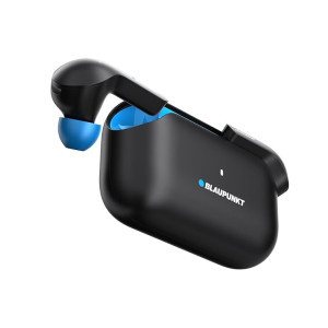 Blaupunkt Newly Launched BTW300 Xtreme True Wireless Earbuds with Unstoppable 150 Hours Playtime I Massive 800mAh Battery I Quad ENC AI MIC I BT Ver 5.3 I Gaming-Ready I TurboVolt Charging (Blue)