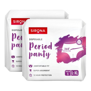 SIRONA Disposable Period Panties for Women Sanitary Pads