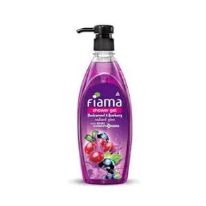Fiama Body Wash Shower Gel Blackcurrant & Bearberry, 500ml, Body Wash for Women & Men with Skin Conditioners for Radiant Glow & Moisturised Skin, Suitable for All Skin Types