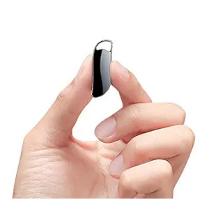 TECHNOVIEW Small Voice Activated 32GB Digital Key Chain Audio Recording Gadget | Mini Super Long Recorder | Crystal Clear Voice | Password Protection | Portable Device | for Home/Office/Meeting/Class