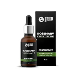Beardo Rosemary Essential Oil, 15 ml | Rosemary Oil for Hair Growth, Hair fall and Regrowth | Vitamin E for Hair & Skin Nourishment | 100% Natural | Aroma Oil