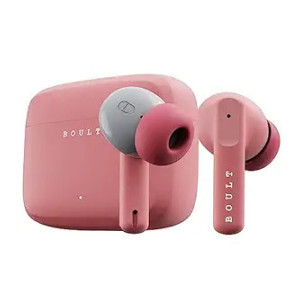 Boult Audio Z60 Truly Wireless in Ear Earbuds with 60H Playtime, 4 Mics ENC Clear Calling, 50ms Low Latency Gaming, 13mm Bass Driver, Type-C Fast Charging, IPX5 Ear Buds Bluetooth 5.3 (Flamingo Pink) [coupon]