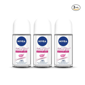 NIVEA Female Mulethi Deodorant Roll On, Whitening Smooth Skin, 50Ml (Pack Of 3)