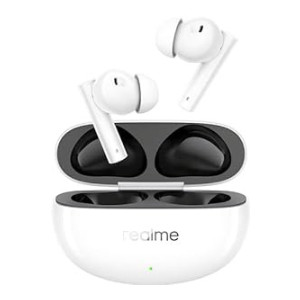 realme Buds Air 5 Truly Wireless in-Ear Earbuds with 50dB ANC, 12.4mm Mega Titanized Dynamic Bass Driver, Upto 38Hrs Battery with Fast Charging & 45ms Ultra-Low Latency for Gaming (Arctic White)