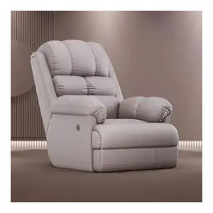 The Sleep Company Luxe Motorised Standard Recliner | Patented SmartGRID Technology | Motorised Single Recliner Sofa | Unique Lumbar Design | Premium Upholstery | Beige [₹2000 Off With ICICI Credit Card+ 750rs cashback on UPI payments on products above ₹7500]