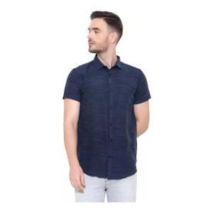 isdfabric Men Regular Fit Self Design Casual Shirt