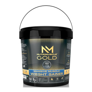 NutriMuscle Massive GOLD Weight Gainer - 12 Lbs - 5.44 Kgs - Choco Treat