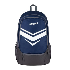 F Gear Rivet Blue Grey Backpack, 30L (4070)