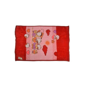 Mee Mee Cotton Soft Baby Blanket (Red) (437.0Mm L X 122.0Mm W)
