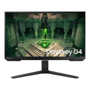 SAMSUNG Odyssey G4 25 Inch Full HD IPS Panel with Ergonomic Stand, HDR10, Dual Sync Compatible, Wide Viewing Angle Gaming Monitor (LS25BG400EWXXL)  (NVIDIA G Sync, Response Time: 1 ms, 240 Hz Refresh Rate)