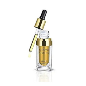 LAKMÉ Absolute Argan Oil Radiance Overnight Oil-in-Face Serum With Moroccan Argan Oil, Nourishes And Brightens Skin, Lightweight, Non Greasy, 15 ml, (24004)