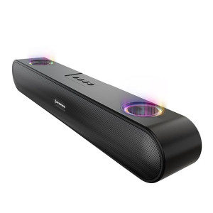 Nu Republic Party Box 16 Bluetooth Speaker, Soundbar with X-Bass Technology, Upto 10 Hrs Playtime, Multiple RGB LED Lights, 16 W Output (Black, 2.0 Channel)