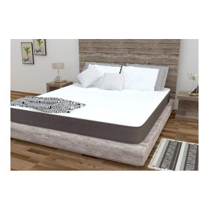 wakeup INDIA Memory Foam Mattress | 10 Years Warranty | Orthopedic Mattress, Double Bed Medium Firm Mattresses | Memory Foam 6 inch Mattresses (Double Size- 72x48x6 inch, White)
