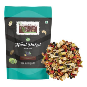 ENGLISH NUTS 1 Kg Mixed Dryfruits Mixture |15 In 1 Mix Nuts, Seeds, Berries|Premium Snack Mix  (2 x 500 g)