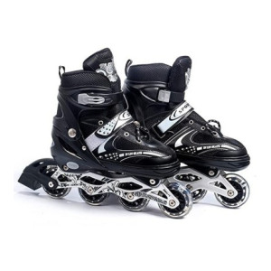 AVI High quality sketing shoe have led wheels Skates size In-line Skates - Size 6-9 UK  (Multicolor)