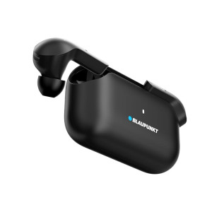 Blaupunkt Newly Launched BTW300 Xtreme True Wireless Earbuds with Unstoppable 150 Hours* Playtime I Massive 800mAh Battery I CRISPR ENC AI MIC I BT Ver 5.3 I Gaming-Ready I TurboVolt Charging (Black)