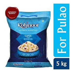 Kohinoor Super Value Basmati Rice, Blue, 5kg Pantry