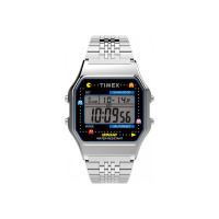 Timex T80 X Pac-Man Digital Grey Dial Unisex's Watch-TW2U31900