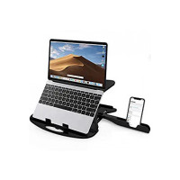 Dyazo Adjustable Laptop Stand Riser Ventilated Portable Foldable Compatible with MacBook Notebook (12 Inch /13 Inch /14.1 Inch /15.6 Inch Laptops)