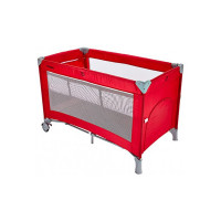 Amazon Brand - Solimo baby bedside Crib/Cot, Red