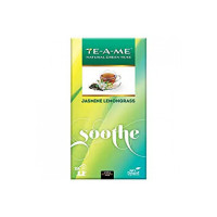 TE-A-ME Soothe Jasmine Lemongrass Natural Green Tea, 25 Tea Bags [Apply Coupon]