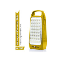 Pick Ur Needs Home Emergency Light Rechargeable & Portable Bright 40 SMD LED Lamp Lantern Emergency Light  (Yellow)