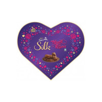 Cadbury Dairy Milk Silk Valentines Heart Shaped Gift Box Bars  (324 g)