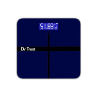 Dr. Trust (USA) Executive Rechargeable Digital Weighing Scale with Temperature Display Weighing Scale  (Blue)