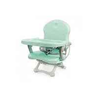 MonBébé Portable Baby Booster Seat Height Adjustable Feeding Chair for Babies Folding Infant Dining Chair with Adjustable Dining Tray [Apply 50% off coupon]